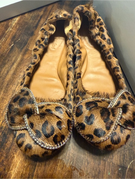 See By Chloe Shoes - See By Chloe Leopard Print Ballet Flats in Brown